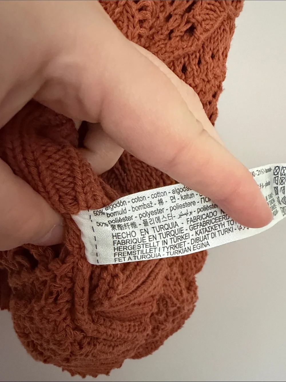 Zara Pointelle Knit Collared Cropped Sweater